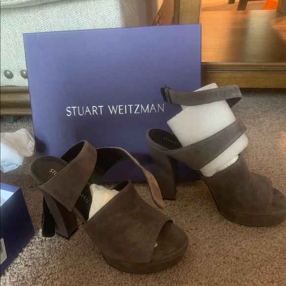 One day sale!! Stuart Weitzman Suede heels NIB!! - Picture 5 of 5